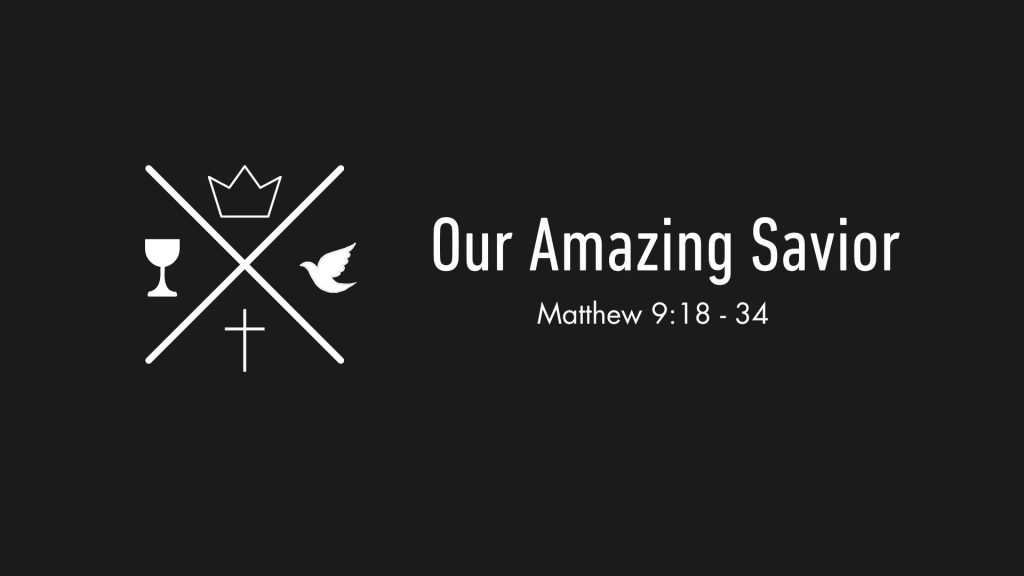 Our Amazing Savior – Matthew 9:18-34